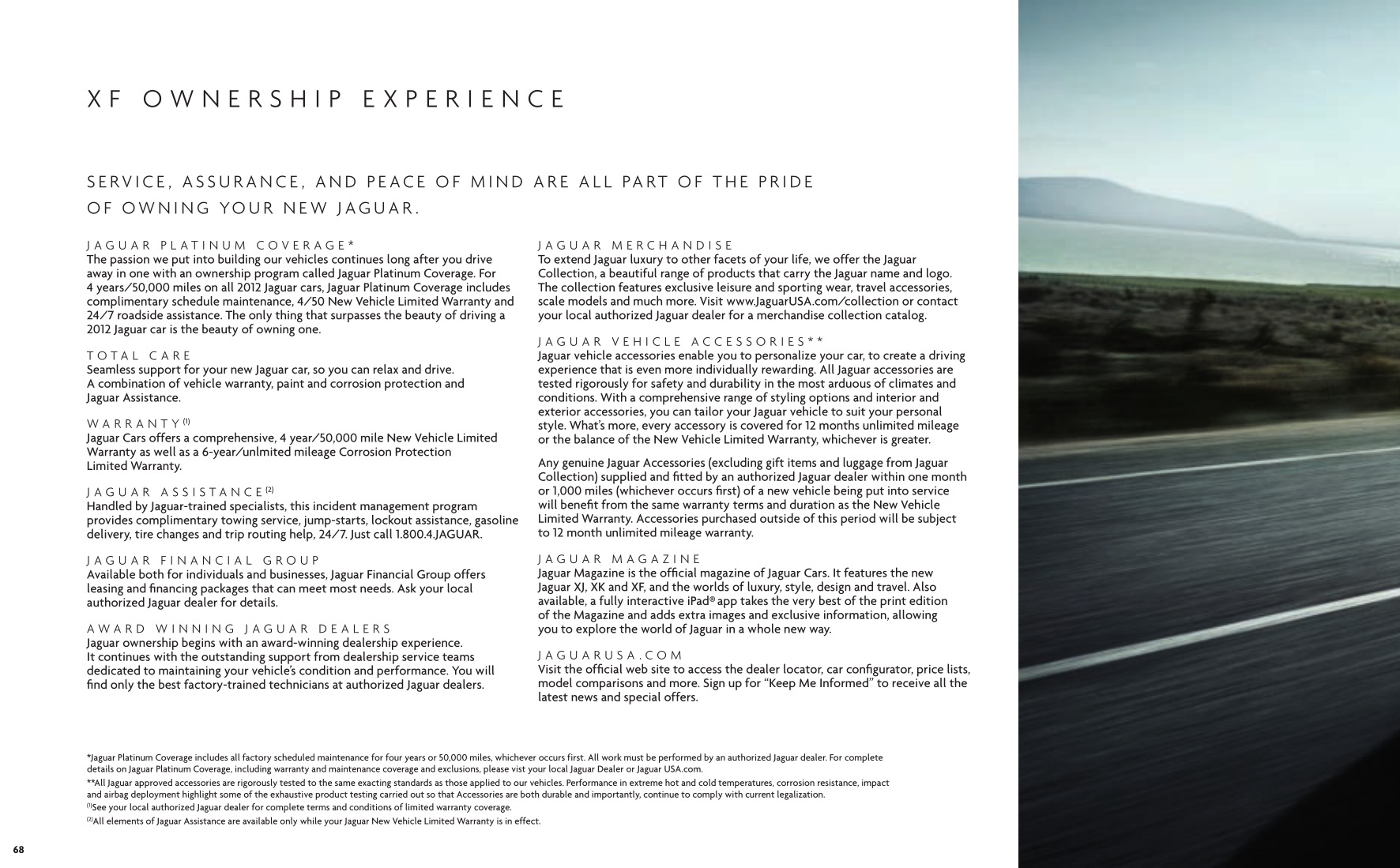 2012 Jaguar XF Brochure Page 36